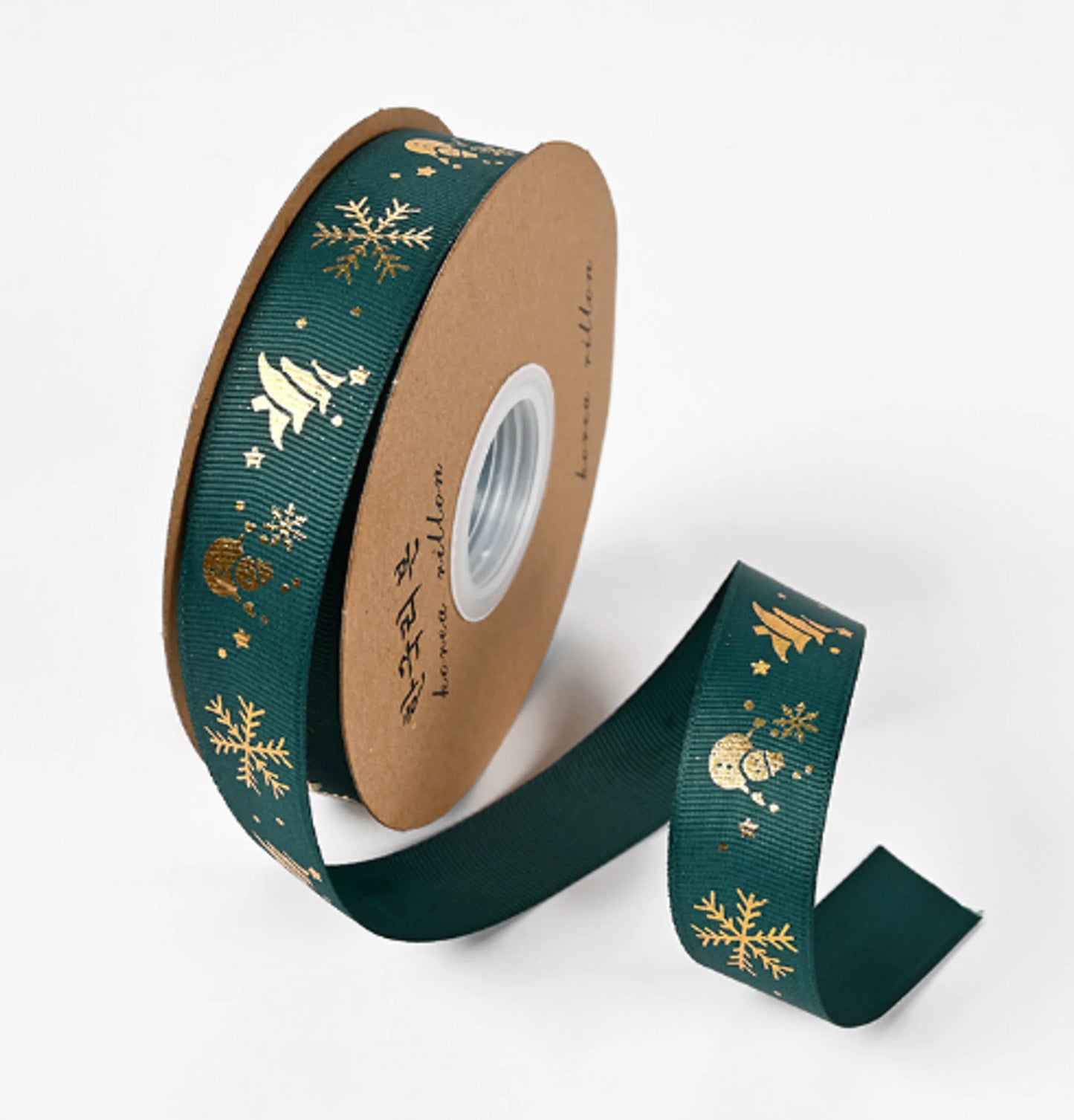 Ribbon Printed Christmas Design