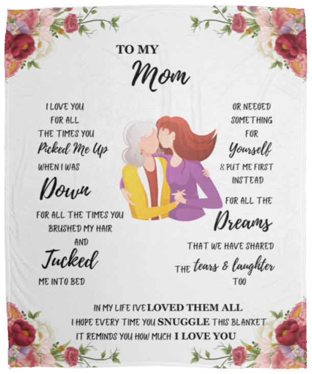 Mom Poem Blanket
