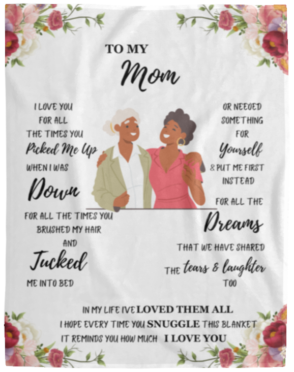 Mom Poem Blanket
