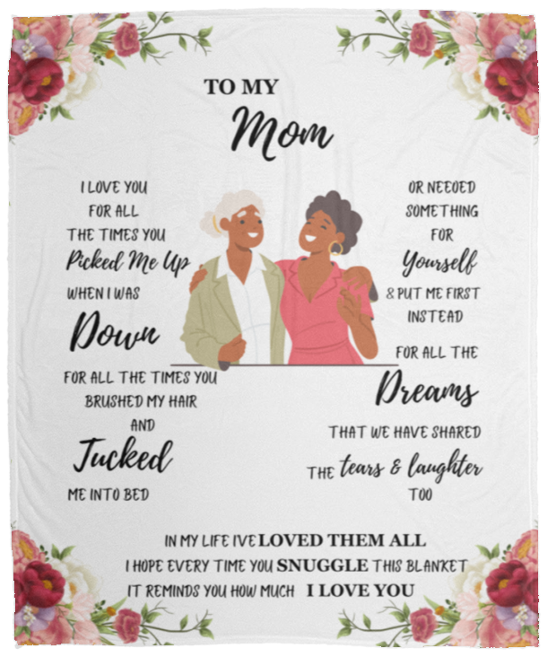 Mom Poem Blanket
