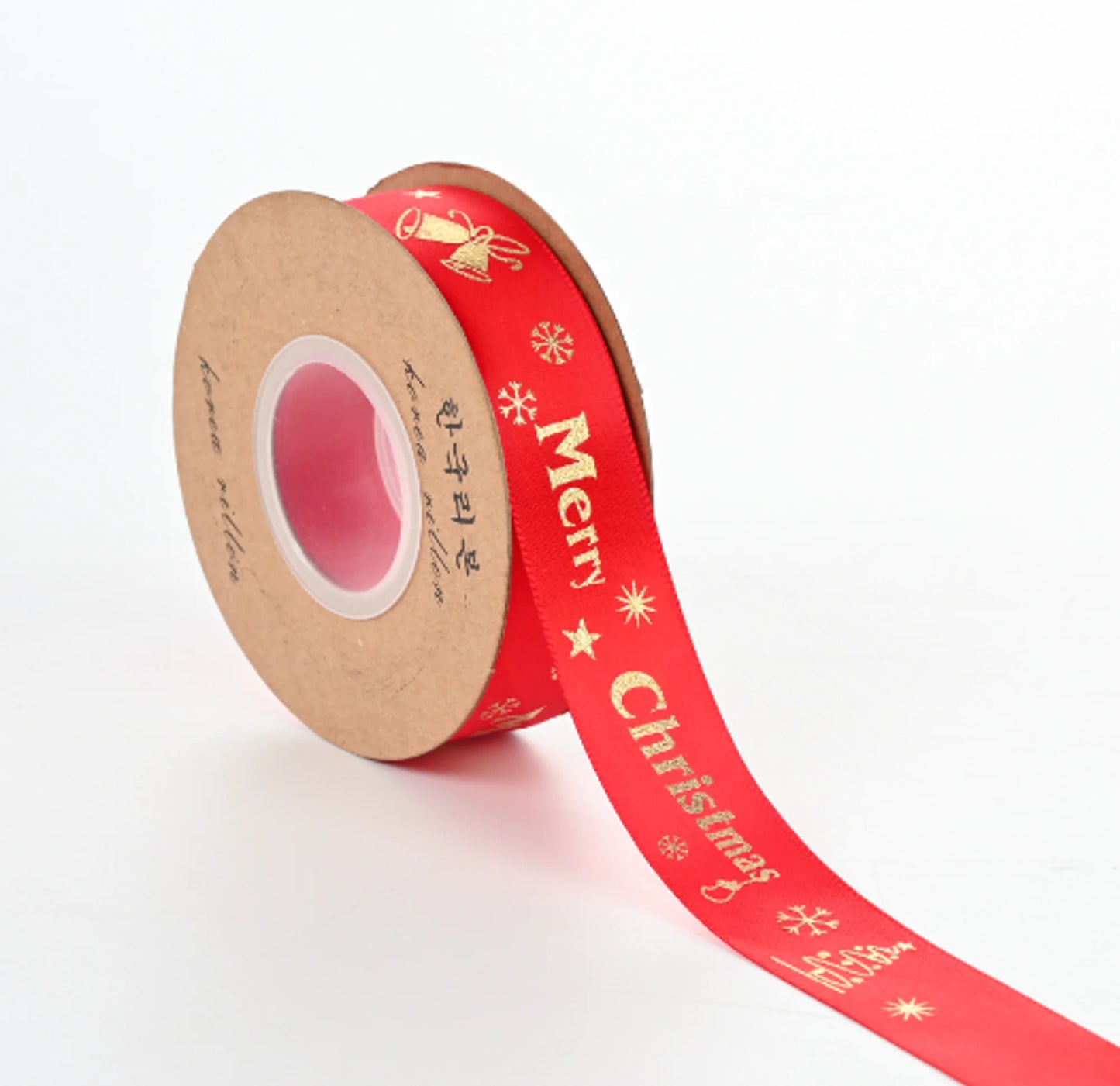 Ribbon Printed Christmas Design