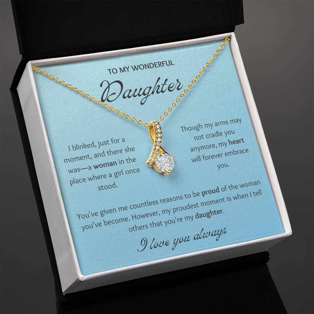 Daughter | Proud | Alluring Beauty Necklace
