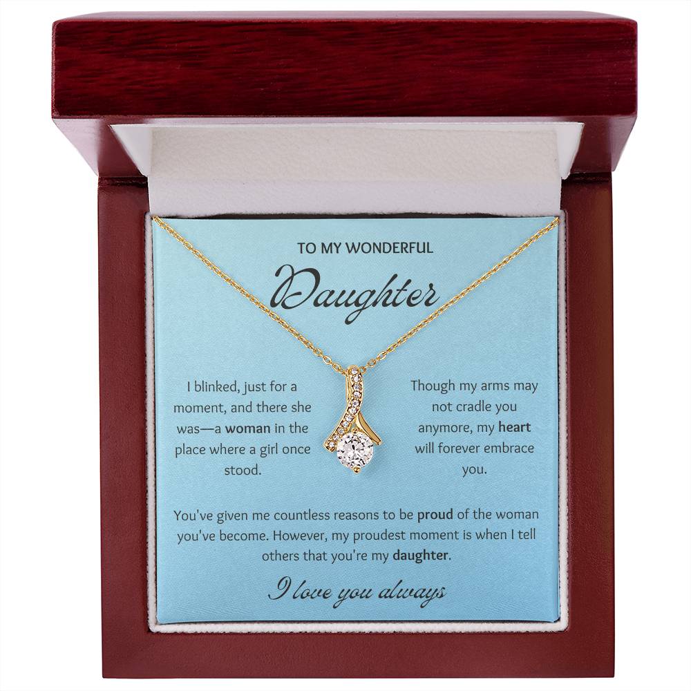 Daughter | Proud | Alluring Beauty Necklace