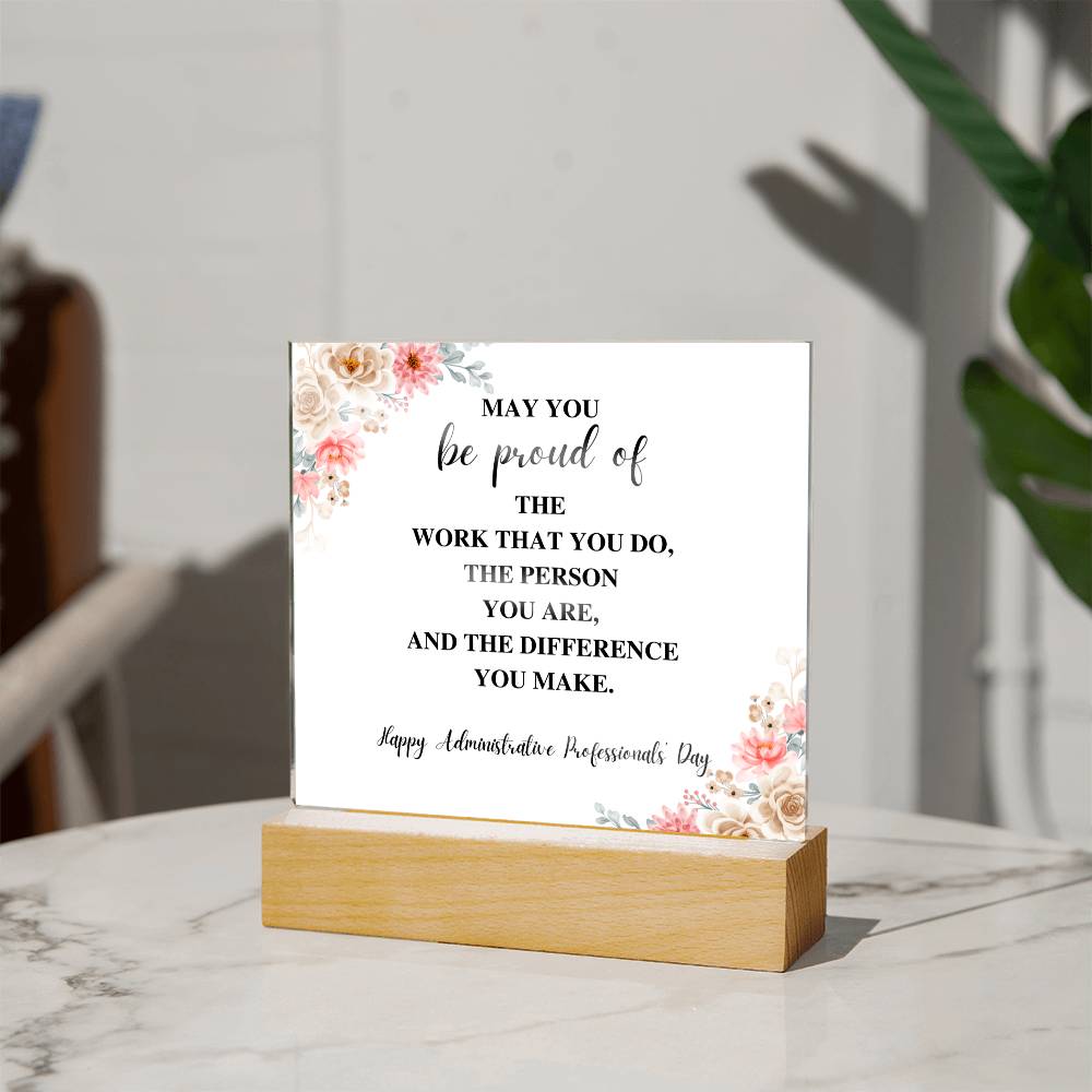 Administrative Professionals' Day Plaque