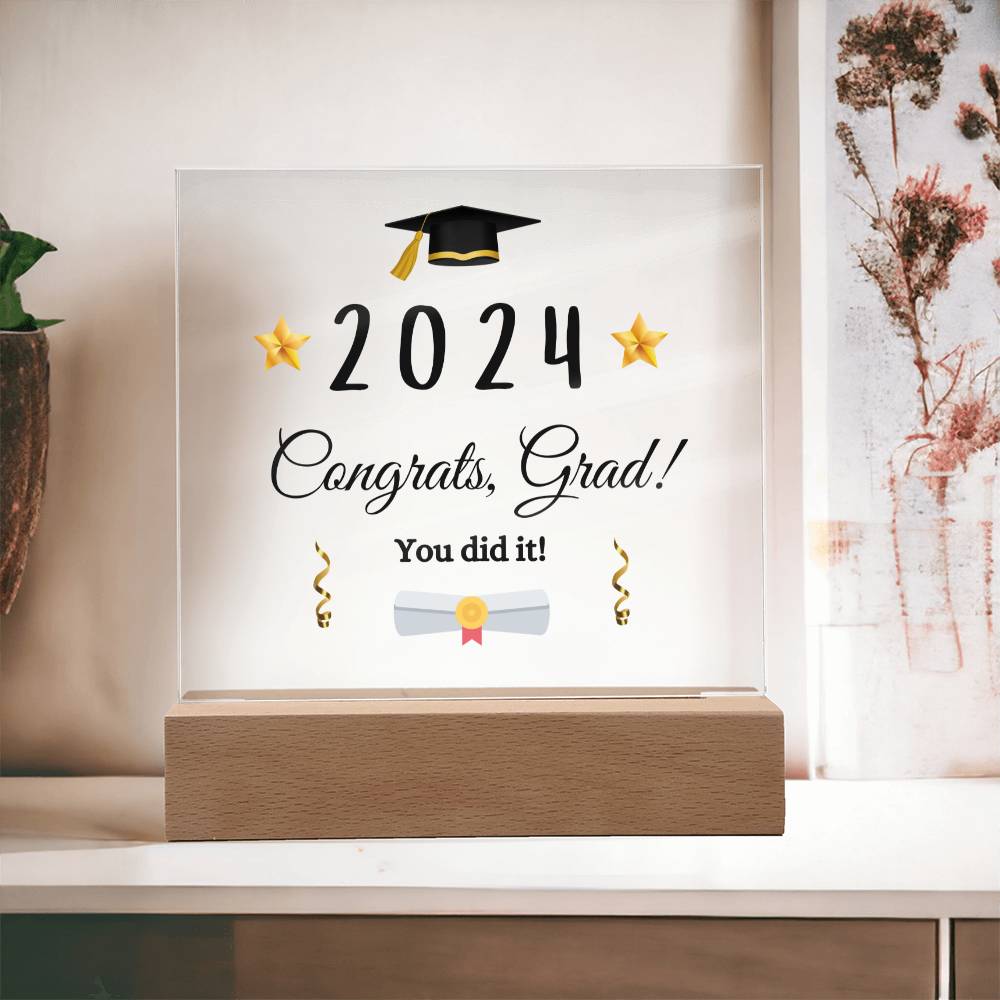 Congrats, Grad Plaque