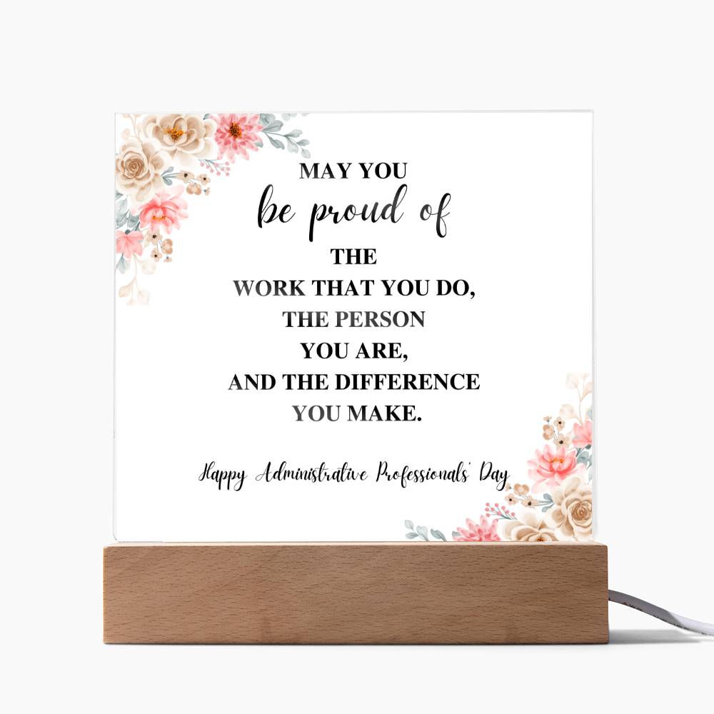 Administrative Professionals' Day Plaque