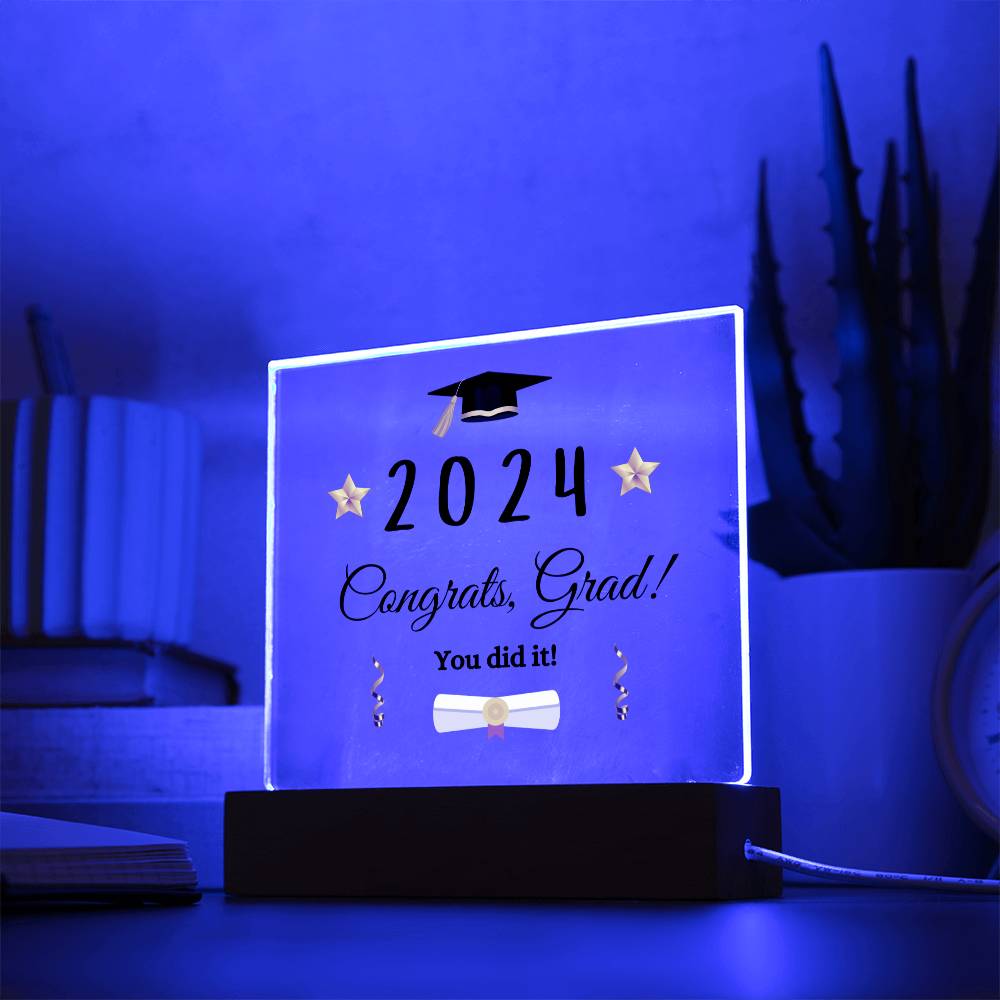 Congrats, Grad Plaque