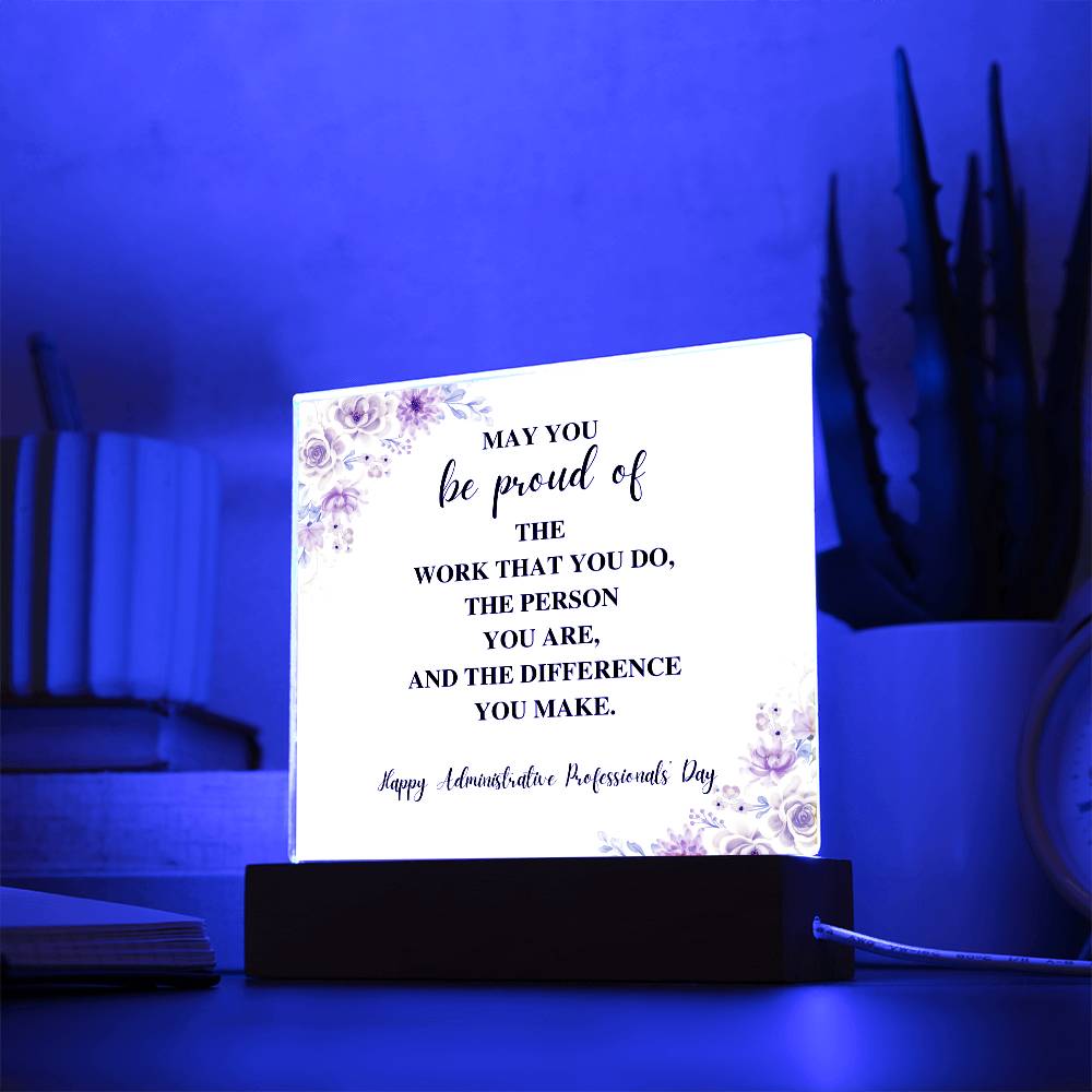 Administrative Professionals' Day Plaque