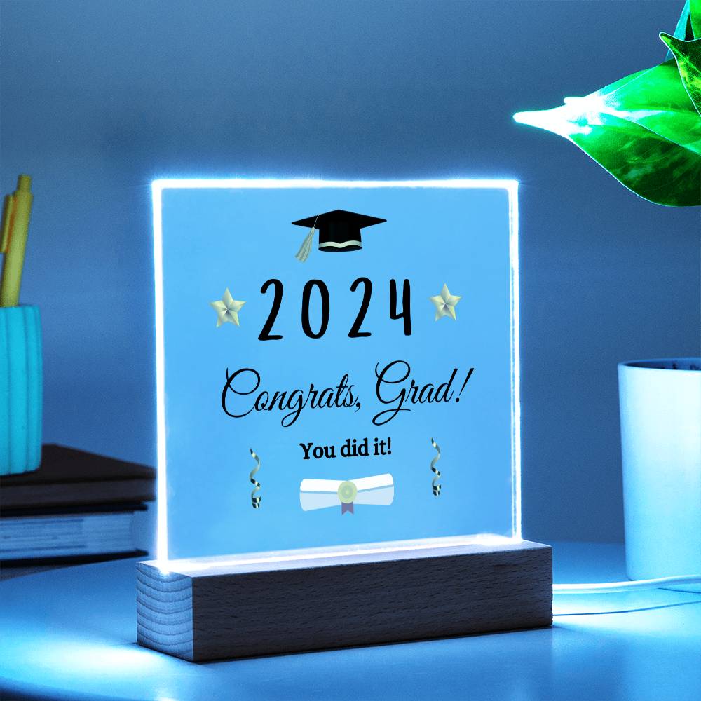 Congrats, Grad Plaque
