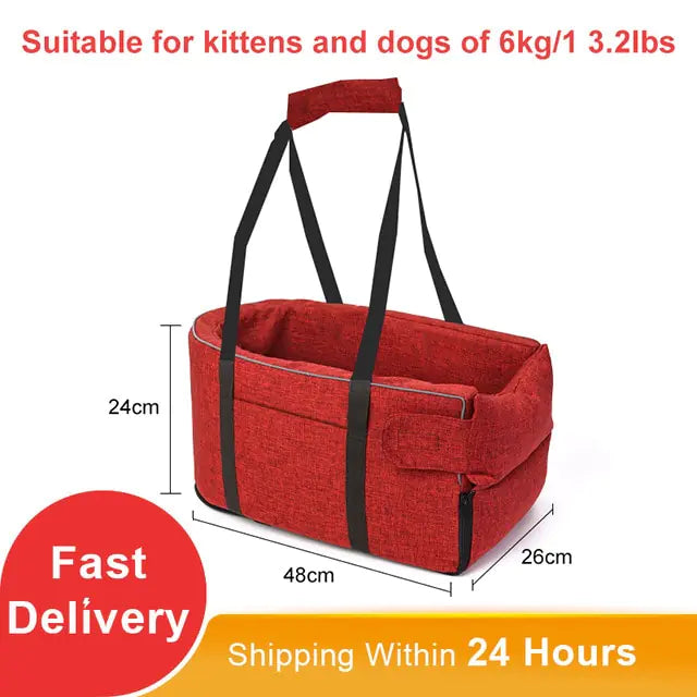 Portable Cat Dog Bed Travel Seat