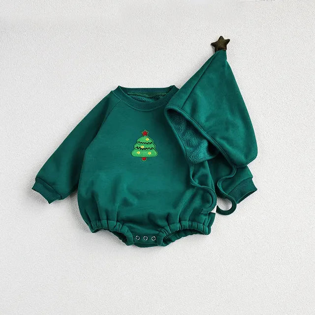 CuddleJoy Christmas Baby Bodysuits