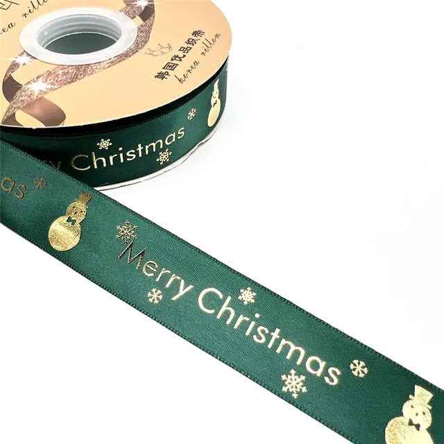 Ribbon Printed Christmas Design