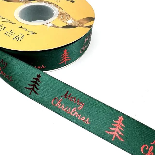 Ribbon Printed Christmas Design