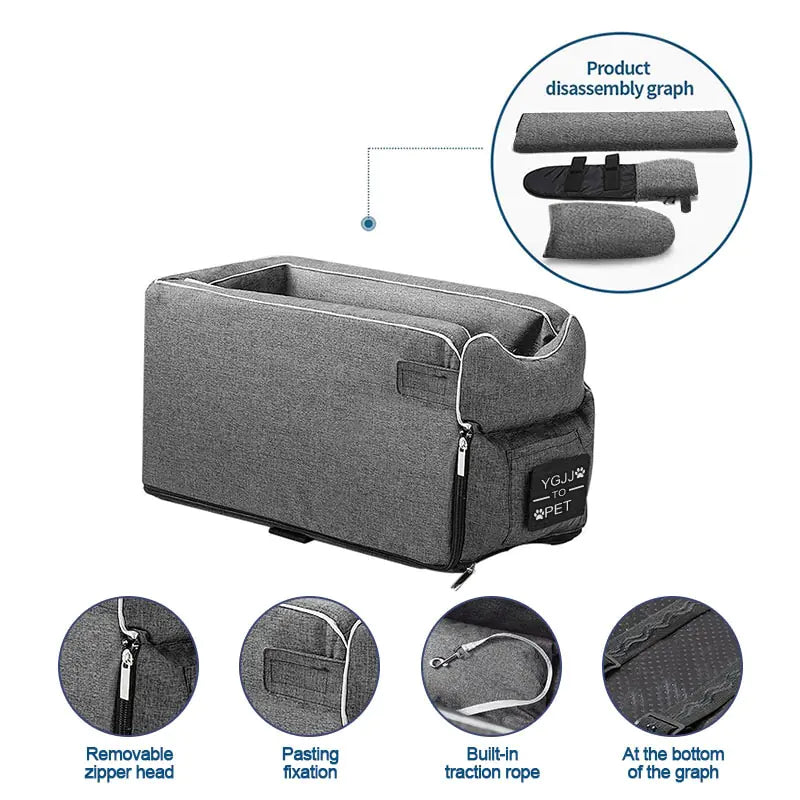 Portable Cat Dog Bed Travel Seat