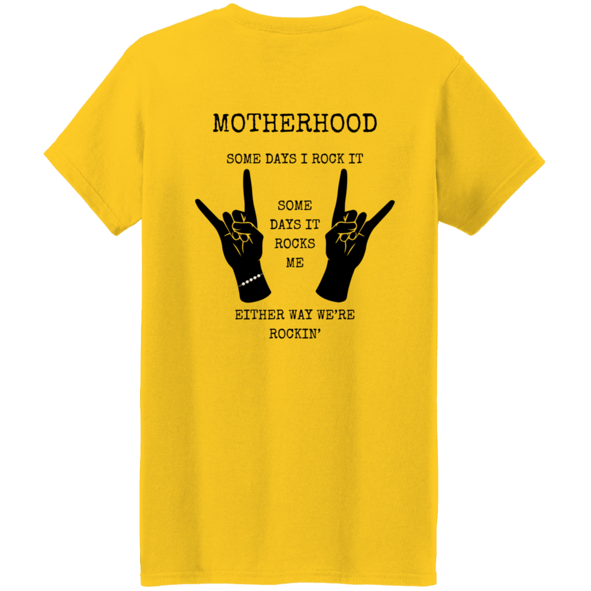 Motherhood Rocks T-shirt