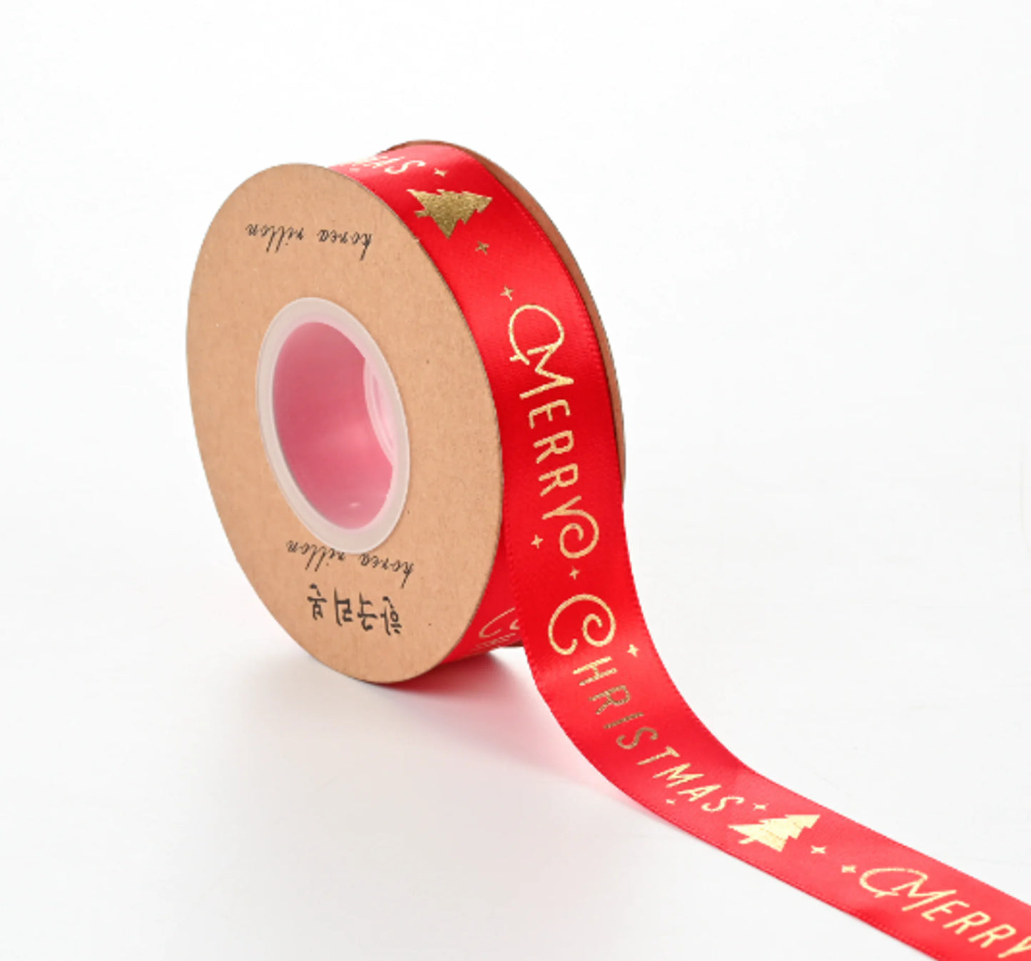 Ribbon Printed Christmas Design