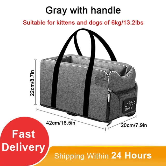 Portable Cat Dog Bed Travel Seat