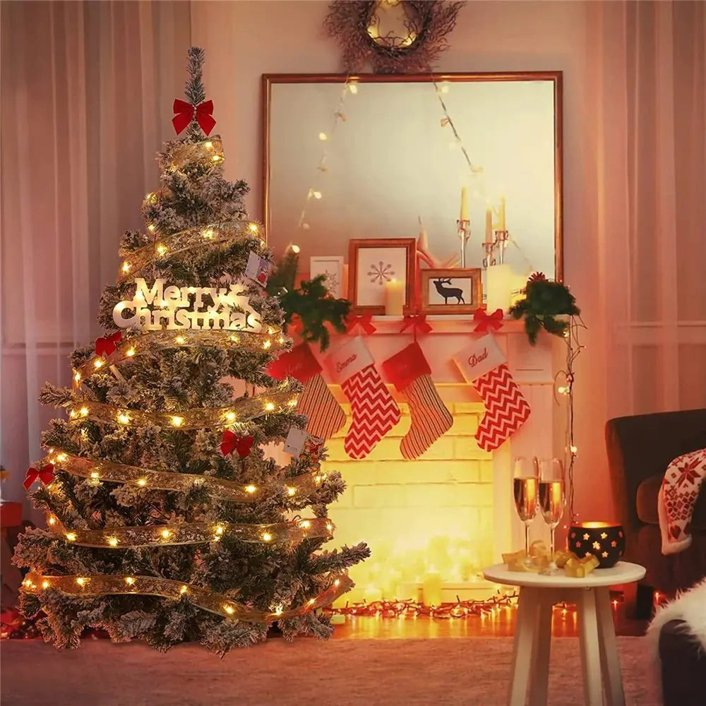 Christmas Ribbon Light, Battery-Operated