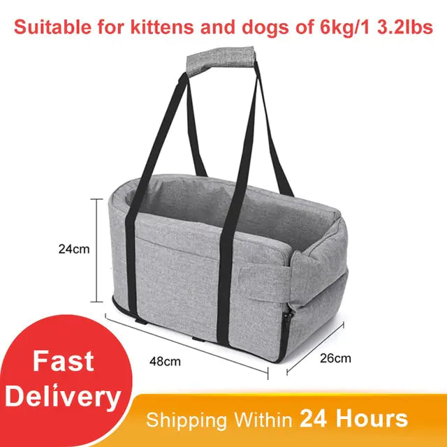 Portable Cat Dog Bed Travel Seat
