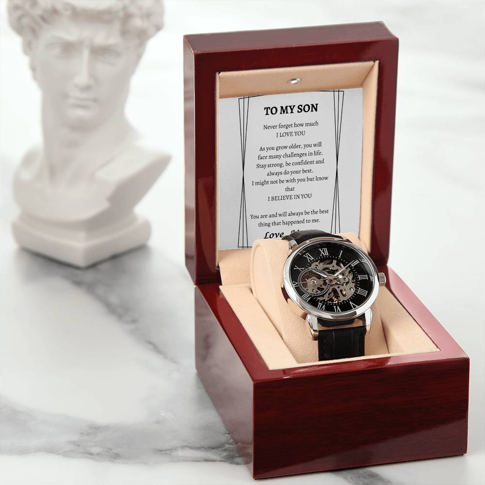 To My Son | Openwork Watch