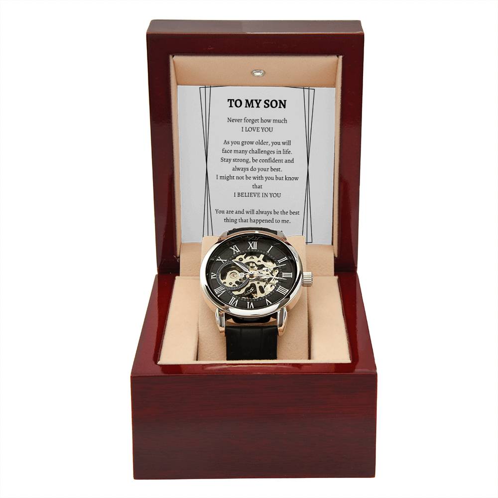 To My Son | Openwork Watch