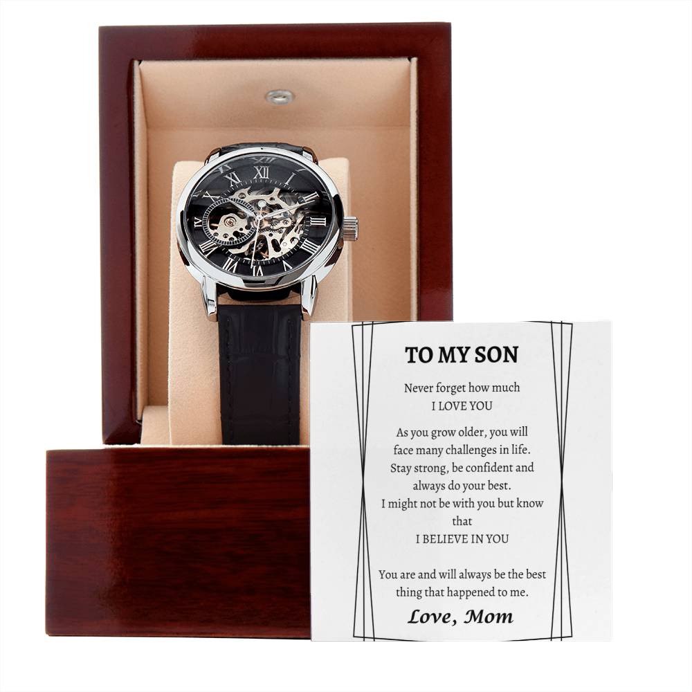 To My Son | Openwork Watch