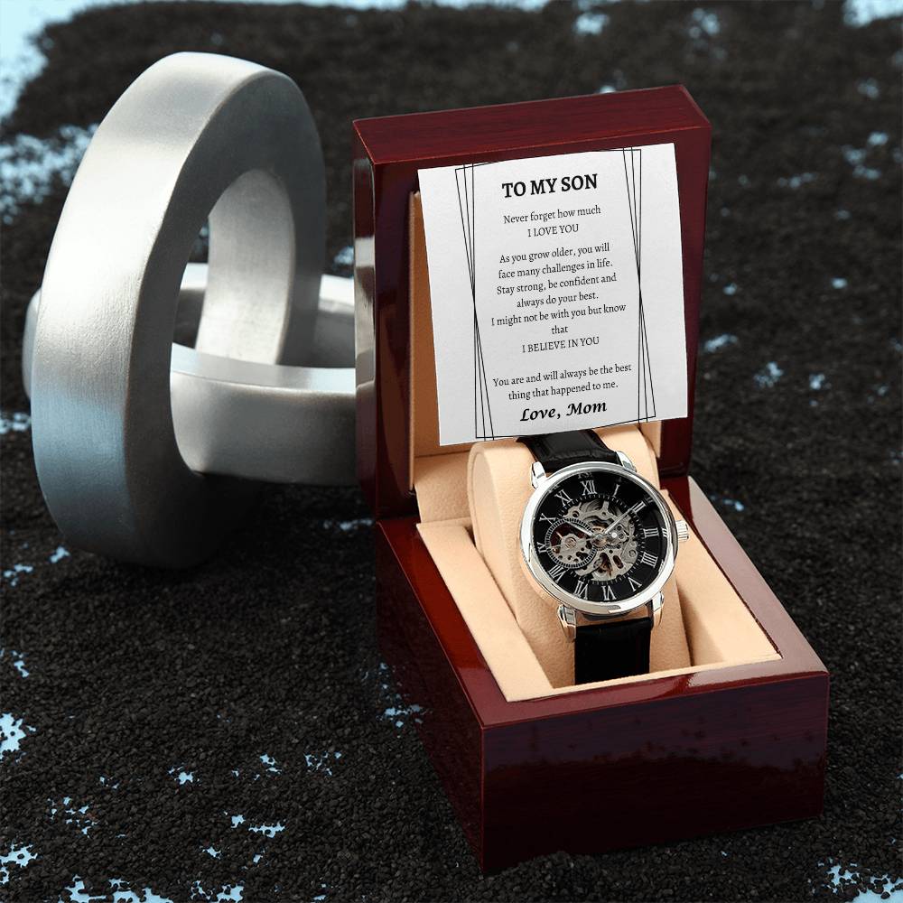 To My Son | Openwork Watch