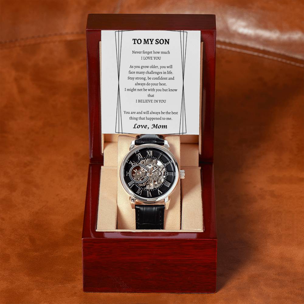 To My Son | Openwork Watch