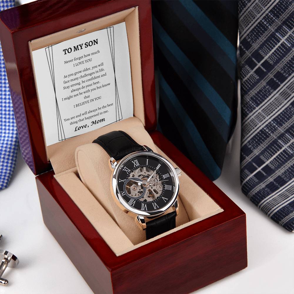 To My Son | Openwork Watch