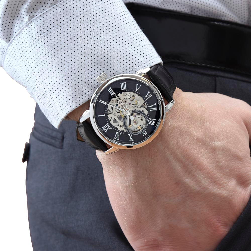 Dad | Thank You | Father's Day | Openwork Watch