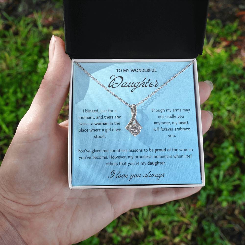Daughter | Proud | Alluring Beauty Necklace