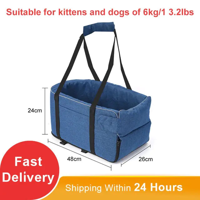 Portable Cat Dog Bed Travel Seat